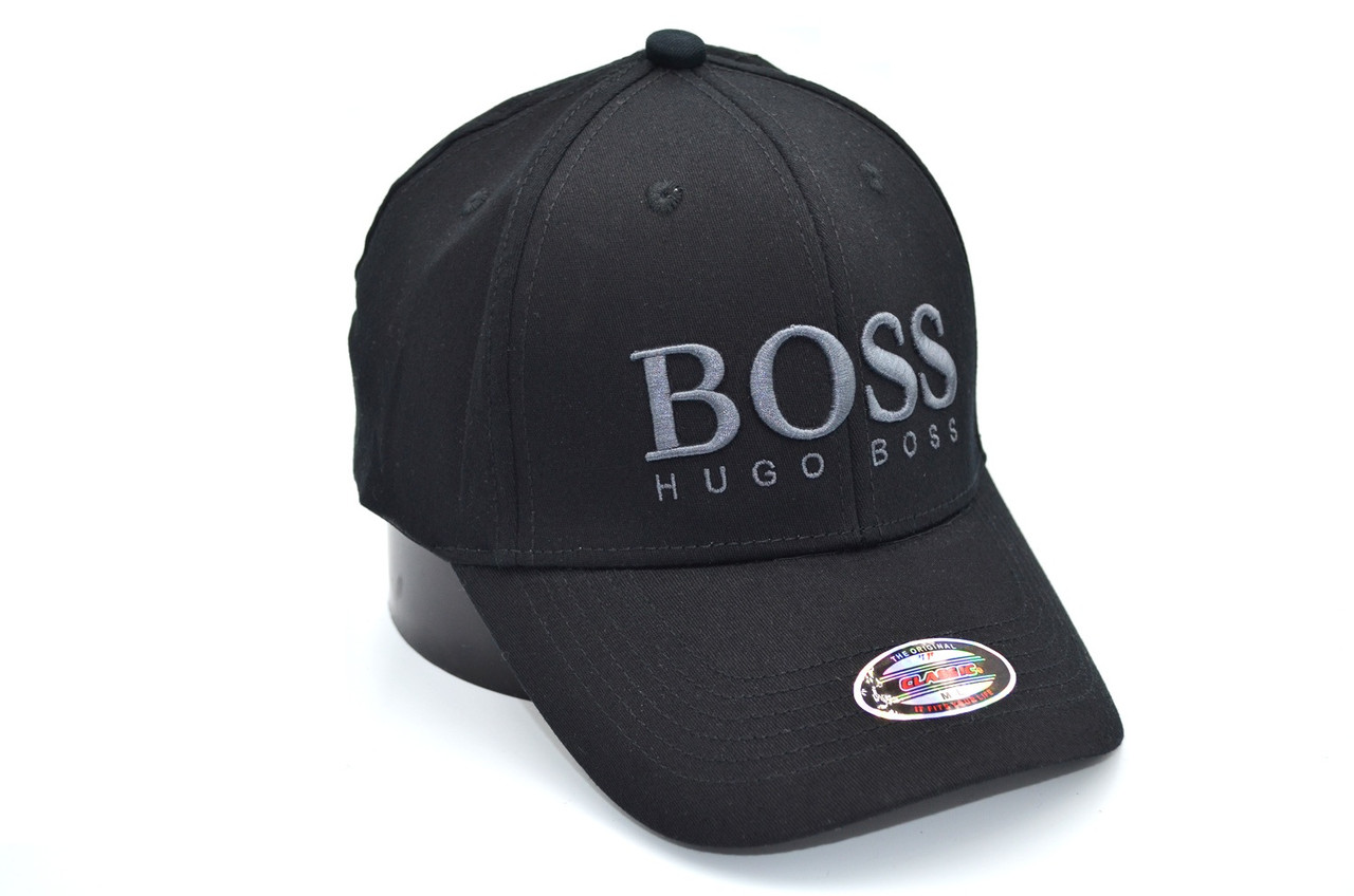 Кепка фулка Classic Boss 55-59 см чорна (C 0919-281)