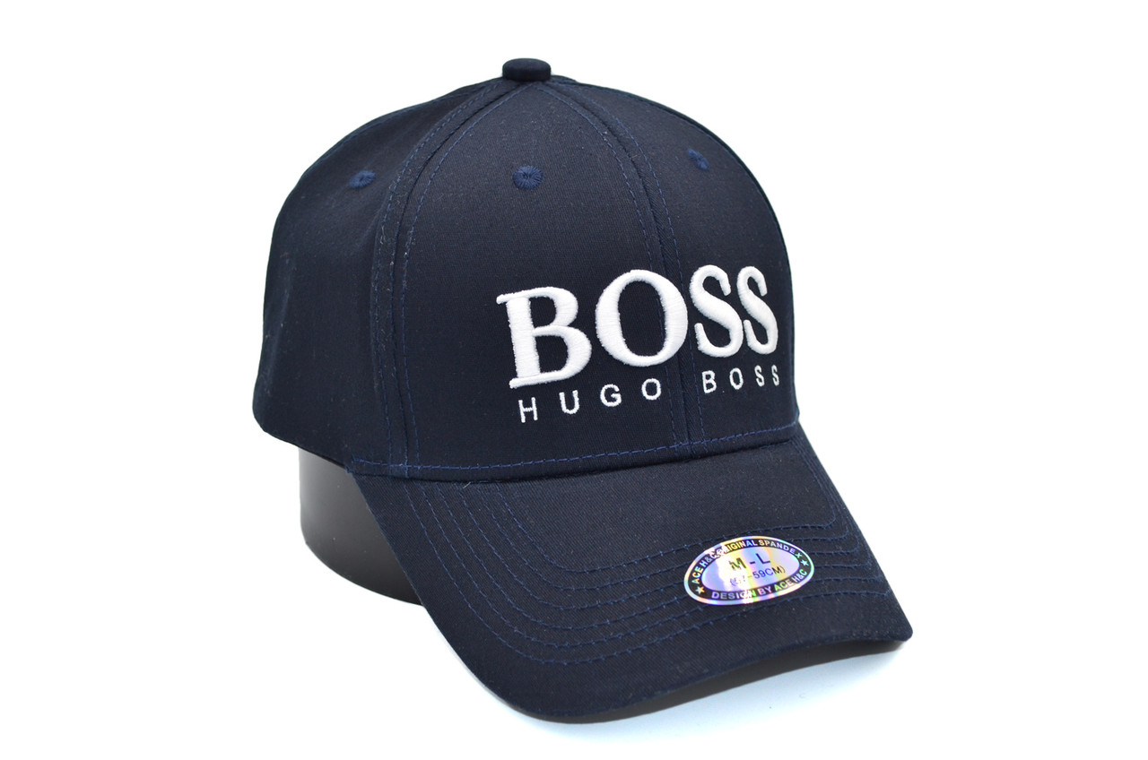 Кепка фулка Classic Boss 57-59 см темно-синя (C 0919-282)