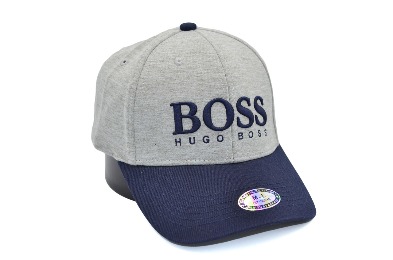 Кепка фулка Classic Boss 57-61 см світло-сіра (C 0919-283)