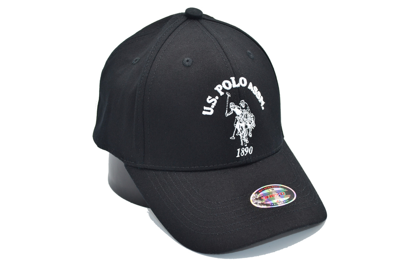 Кепка фулка Classic US Polo Assn. 55-59 см чорна (C 0919-286)