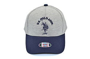 Кепка фулка Classic US Polo Assn. 55-59 см світло-сіра (C 0919-288), фото 3
