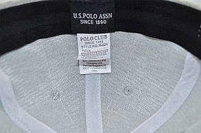 Кепка фулка Classic US Polo Assn. 55-59 см світло-сіра (C 0919-288), фото 5