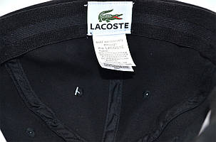 Кепка фулка Classic Lacoste 57-59 см чорна (C 0919-293), фото 3