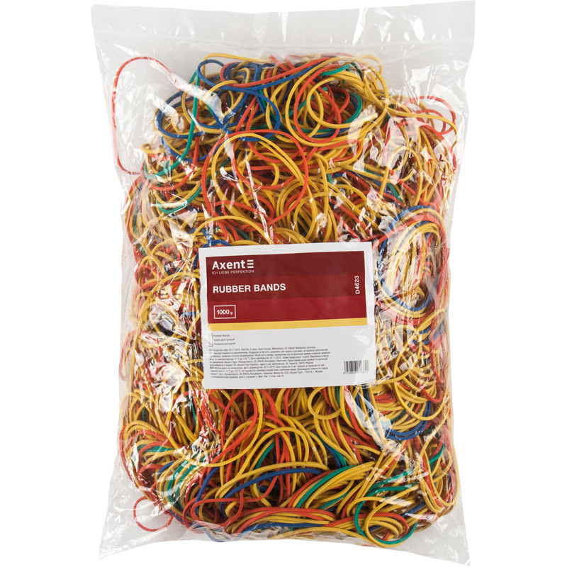 Гумки для грошей 1 кг Axent d 60 мм 4623, фото 1