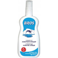 BROS/БРОС спрей проти комарів і кліщів, 50 мл — захищає від укусів комарів і кліщів