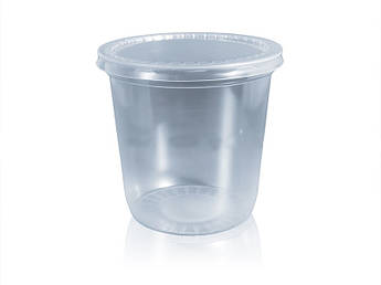 Стакан полімерний з кришкою 95090 на 360 мл, 2000 шт/уп