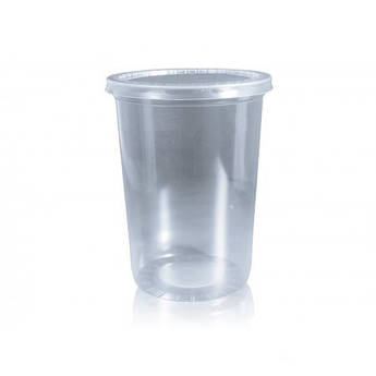 Стакан для кисломолочних виробів з кришкою SL-95123 на 500 мл, 2000 шт/ящик