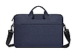 Чоловіча сумка портфель для документів - темно-синій, фото 3