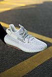 Кросівки чоловічі Adidas Yeezy 350 Static Reflective (адіас і буст 350 статик рефлективн), фото 11