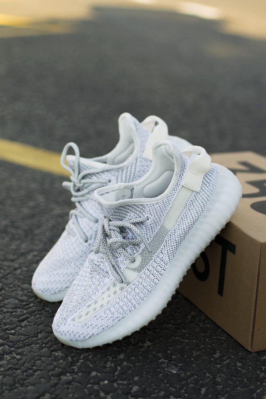 Кроссовки мужские Adidas Yeezy 350 Static Reflective (адидас изи буст 350 статик рефлектив) - фото 5 - id-p1232798883