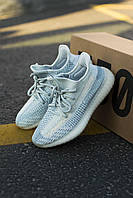 Кроссовки мужские Adidas Yeezy V2 Cloud White (адидас изи буст голубые)