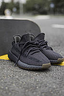 Кроссовки мужские Adidas Yeezy 350 Cinder черные адидас изи буст синдер рефлективная полоса