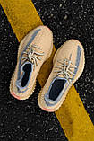 Кросівки чоловічі Adidas Yeezy V2 Linen (адіас і буст льон), фото 5