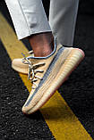 Кросівки чоловічі Adidas Yeezy V2 Linen (адіас і буст льон), фото 9