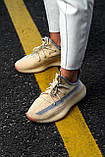 Кросівки чоловічі Adidas Yeezy V2 Linen (адіас і буст льон), фото 10