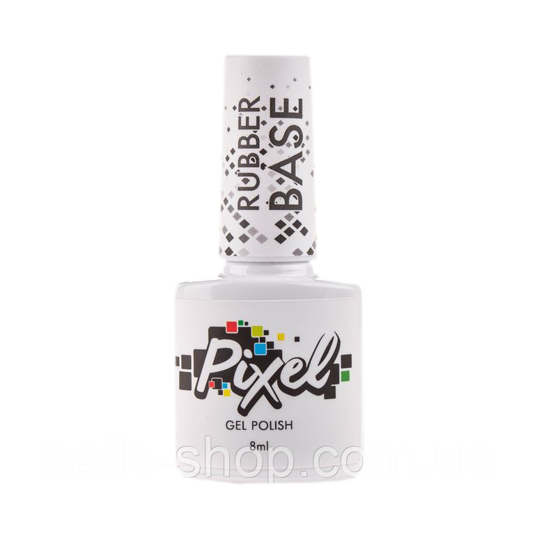 Pixel Base Rubber Каучукова основа для гель-лаку, 8 мл, фото 1
