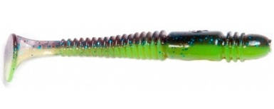 Силікон Lucky John Tioga 2.9"/7.4 см T53 Blue Lime Belly