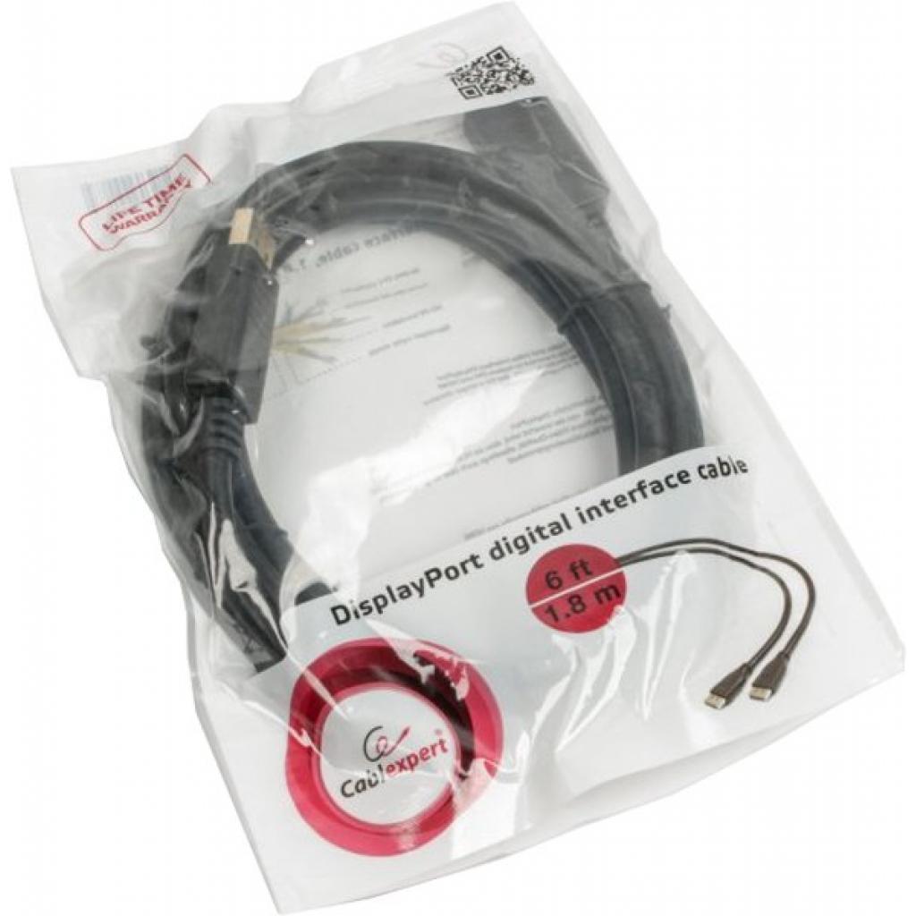 Кабель DP 1.8 m Cablexpert CC-DP2-6 (CC-DP2-6) чорний (пакет)