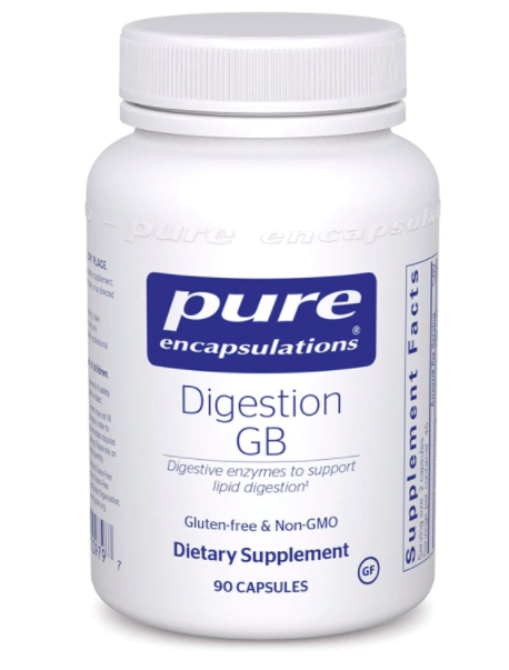 Pure Encapsulations Digestion GB / Пищеварітельні ферменти 90 капс