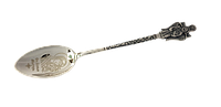 Серебряная ложка "Ангел хранитель" с гравировкой Св. Матери Божией
