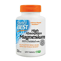 Магний Doctor's BEST Magnesium High Absorption 120 таб