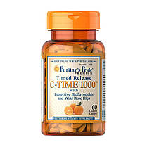 Вітамін С Puritan's Pride C-TIME 1000 Time Release 60 таб, фото 4