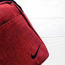 Спортивна барсетка з вишитим логотипом червоного кольору, фото 7