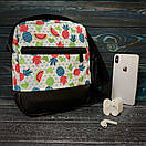 Барсетка різнокольорова з дном зі шкірозамінника Pineapple, фото 2