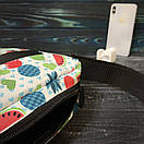 Барсетка різнокольорова з дном зі шкірозамінника Pineapple, фото 3