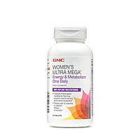 Витамины для женщин GNC Women's Ultra Mega Energy Metabolism One Daily 60 капс