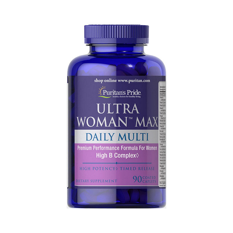 Вітаміни для жінок Puritan's Pride Ultra Woman Max Daily Multi 90 табл