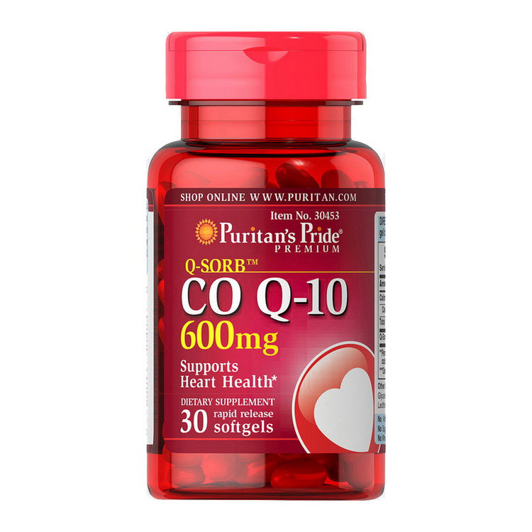 Коензим Q10 Puritan's Pride Q-SORB Co Q-10 600 мг 30 гел капс