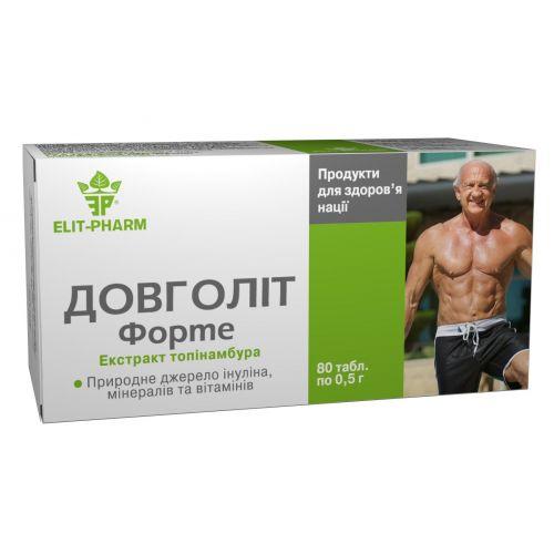 Еліт-фарм Довголіт форте, 80 таблеток