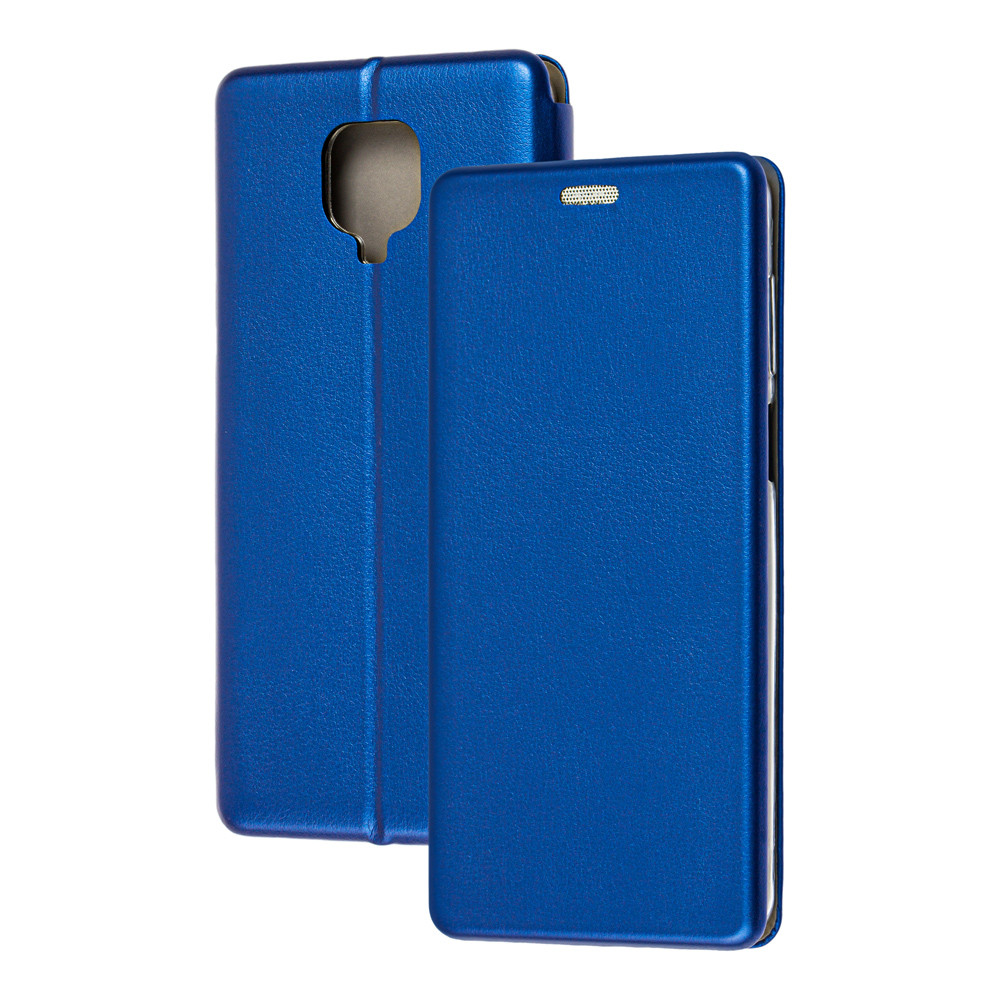 Чохол книжка Premium Case для Xiaomi Redmi Note 9s / Note 9 Pro Blue