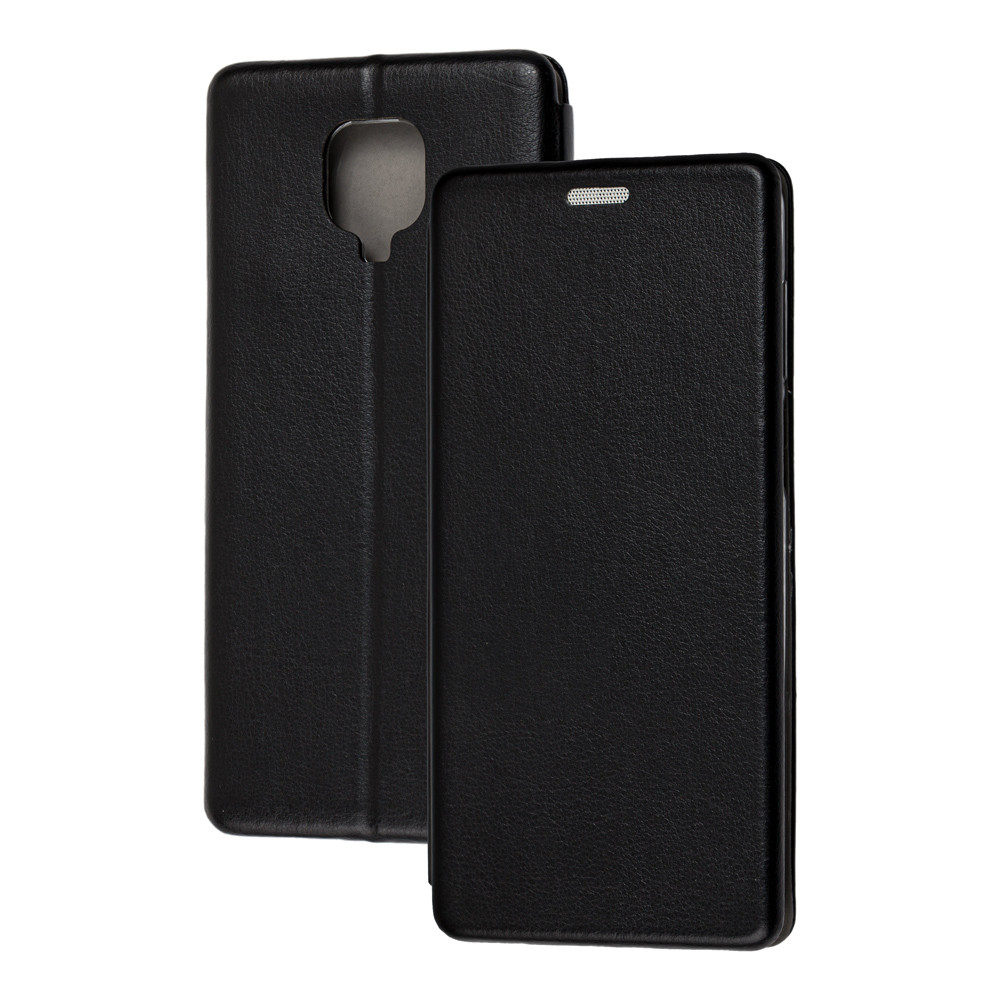 Чохол книжка Premium Case для Xiaomi Redmi Note 9s / Note 9 Pro Black