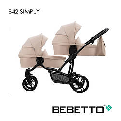 Дитяча коляска для двійнят 2 в 1 Bebetto B 42 SIMPLY