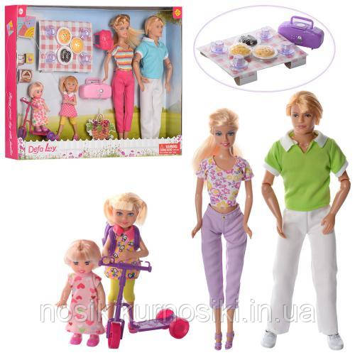 Набір ляльок Дефа Defa 8301 Сім'я на пікніку