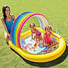 Дитячий надувний басейн Intex "Райдуга" 147х130х86 см, фото 2