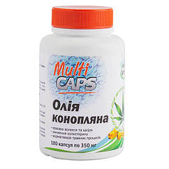 Олія конопель, 180 капсул, Мультікапс