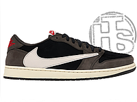 Мужские кроссовки Air Jordan 1 Retro Low Travis Scott Black/Dark Mocha CD4277-001