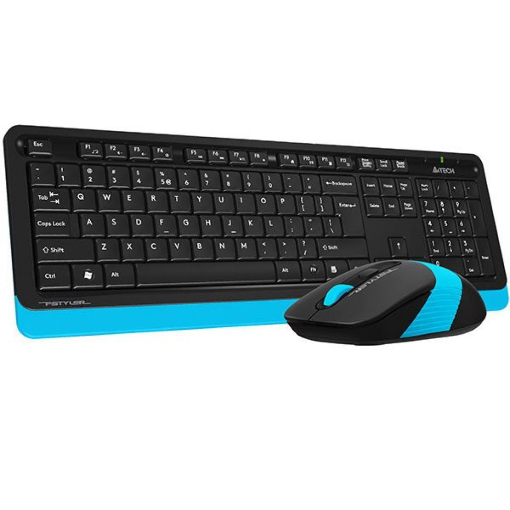 Комплект мембранна A4Tech Fstyler FG1010 Wireless Black/Blue
