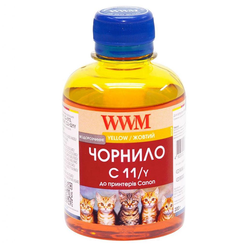 Водорозчинне чорнило WWM C11/Y C11/Y Yellow (200 ml)