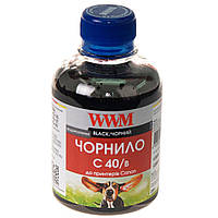 Водорозчинне чорнило WWM C40/B C40/B Black (200 ml)