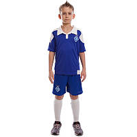 Форма футбольная детская с символикой футбольного клуба ДИНАМО КИЕВ CO-3900-DN-B (M-26, рост 135-145)