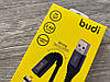 Магнітний кабель Budi на Micro-usb (2.4 A) 1m, фото 7