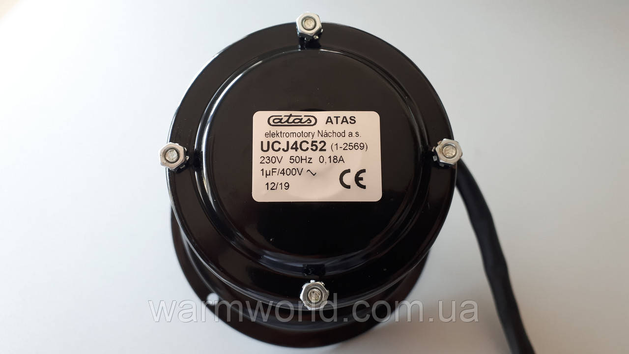 ATAS elektromotory Nachod a.s. UCJ4C52 (1-2569) 230V 50Hz 0.18A 1mF/400V 12/19 ATAS elektromotory Nachod a.s. UCJ4C52 (1-2569) 230V 50Hz 0.18A 1mF/400V 12/19