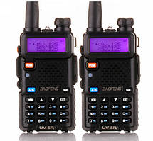 Комплект з двох портативних рацій Baofeng UV-5R