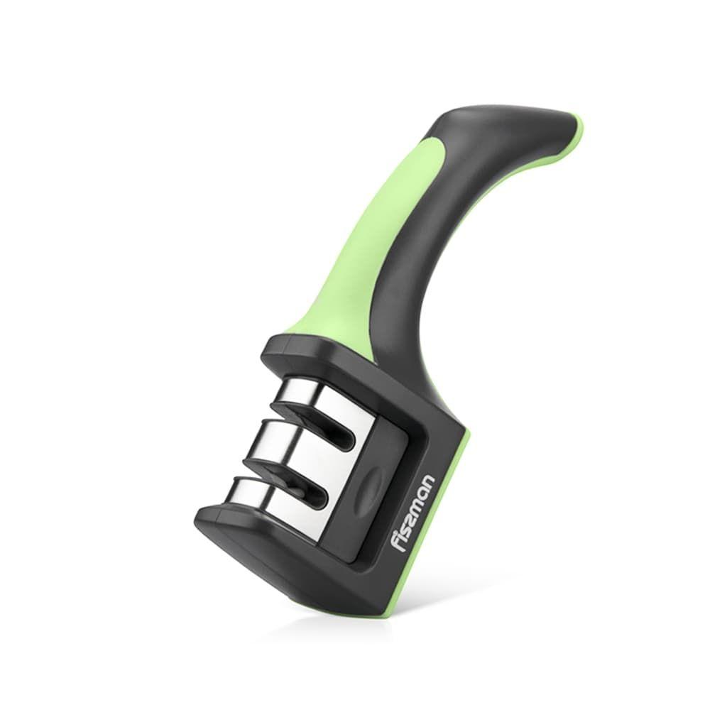 Точило для ножів з пластику 19х5х6см для двухшаговой заточування Fissman, фото 1