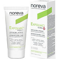 Крем для проблемной кожи лица Норева Эксфолиак Noreva Exfoliac Global 6 Severe Imperfections Cream 30мл