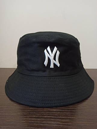 Панама Капелюх NY New York Yankees (819-Йорк Янкіз) двостороння чорна біла 56-58 розмір, фото 1